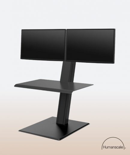 Quickstand Eco - Dual Monitor Version, only black
